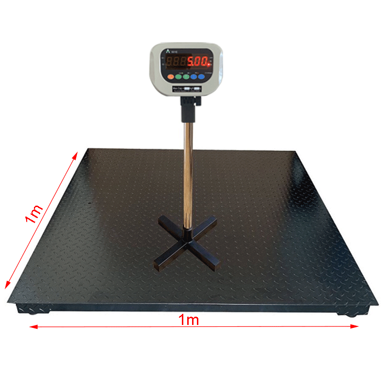 Cân Sàn Điện Tử 1 Tấn 501E Kích Thước 1mx1m