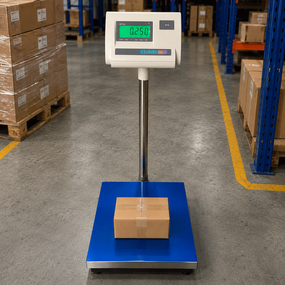 Cân Bàn Điện Tử A12 200kg 40x50cm